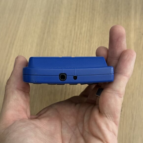 Nintendo Game Boy Pocket Original Shell Screen & Glass Lens Blue Working Tested - Picture 9 of 11